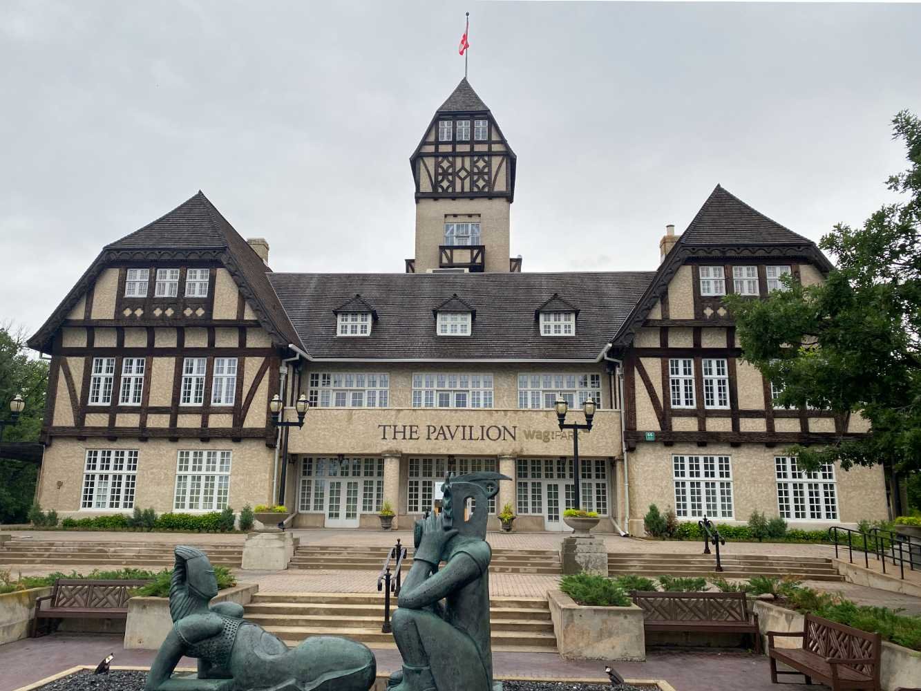 Taken on Canada Day! The statues in the foreground are by Winnipeg artist, Ivan Eyre.