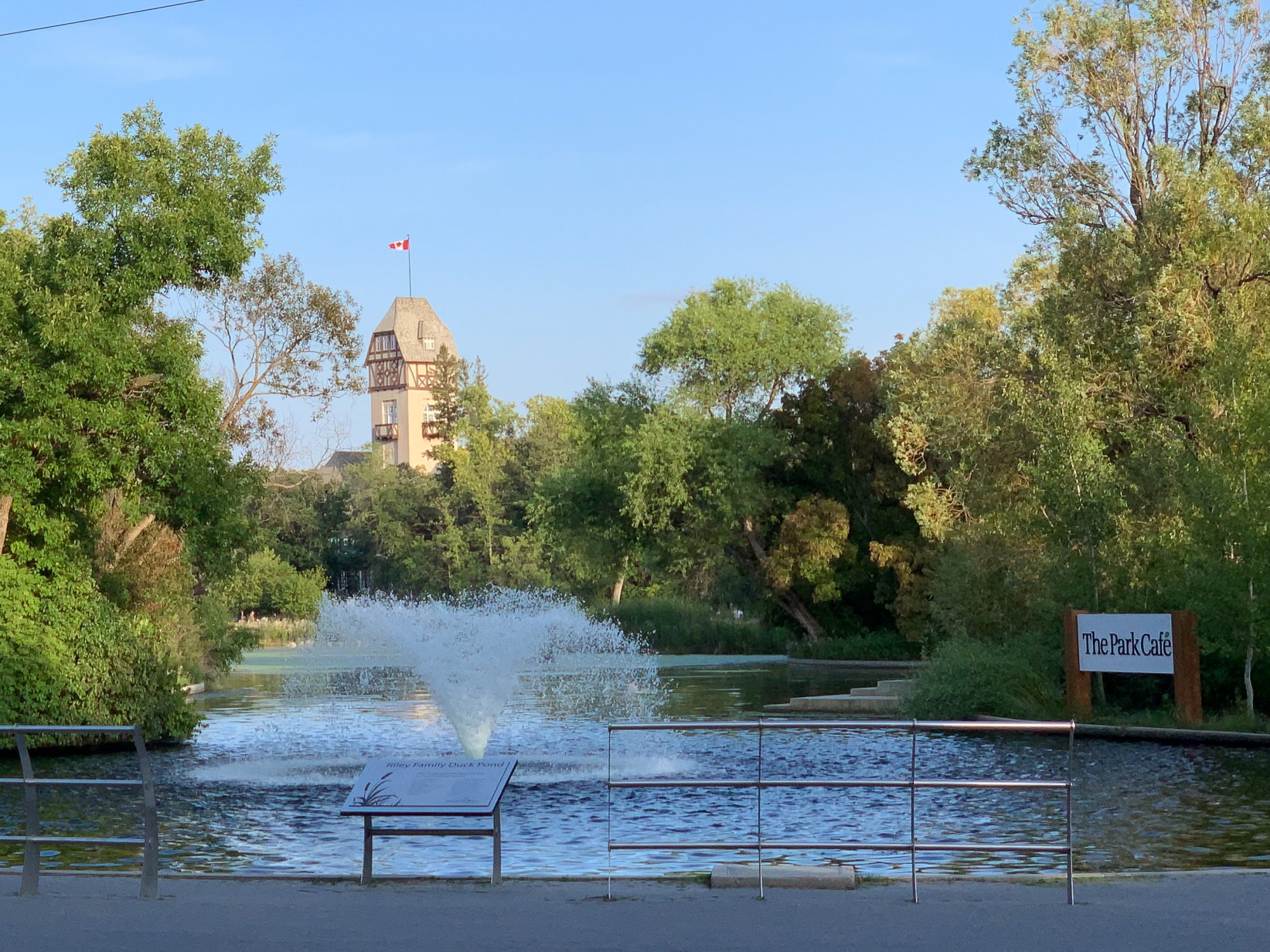 The pavilion at Assiniboine Park.
